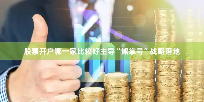 股票开户哪一家比较好主导“熊掌号”战略落地