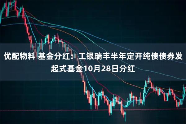 优配物料 基金分红：工银瑞丰半年定开纯债债券发起式基金10月28日分红